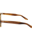 Cord Earth Bio | Bottle Green. FRAME Square framed. Italian Bio-Acetate. 100% Recyclable. Handcrafted in Italy. Bio-Based lenses. 100% UV Protection. Filter: Category 1-2-3.FIT: Narrow-44-23-145. Made in Italy.-Dei Duchi
