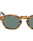 Cord Earth Bio | Bottle Green. FRAME Square framed. Italian Bio-Acetate. 100% Recyclable. Handcrafted in Italy. Bio-Based lenses. 100% UV Protection. Filter: Category 1-2-3.FIT: Narrow-44-23-145. Made in Italy.-Dei Duchi