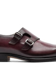 Leonardo - Bordeaux Antiqued. Last: Venice - Comfortable fit. Smooth Calf. Smooth calfskin. Tuscan tanned. 9mm sole. 27mm heel height. Tuscan leather. Blake construction with bottom stitching.- Sartoria Dei Duchi - Atri
