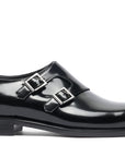 Leonardo - Black Abraded. Last: Venice - Comfortable fit. Smooth Calf. Smooth calfskin. Tuscan tanned. 9mm sole. 27mm heel height. Tuscan leather. Blake construction with bottom stitching.- Sartoria Dei Duchi - Atri
