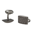 Swarowski Cufflinks. Handmade from the highest quality materials, each pair combines elegance, precision and personality, reflecting the excellence of italian craftsmanship. Material: Brass palladium plated.- Sartoria Dei Duchi - Atri