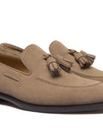 Umberto - Beige suede