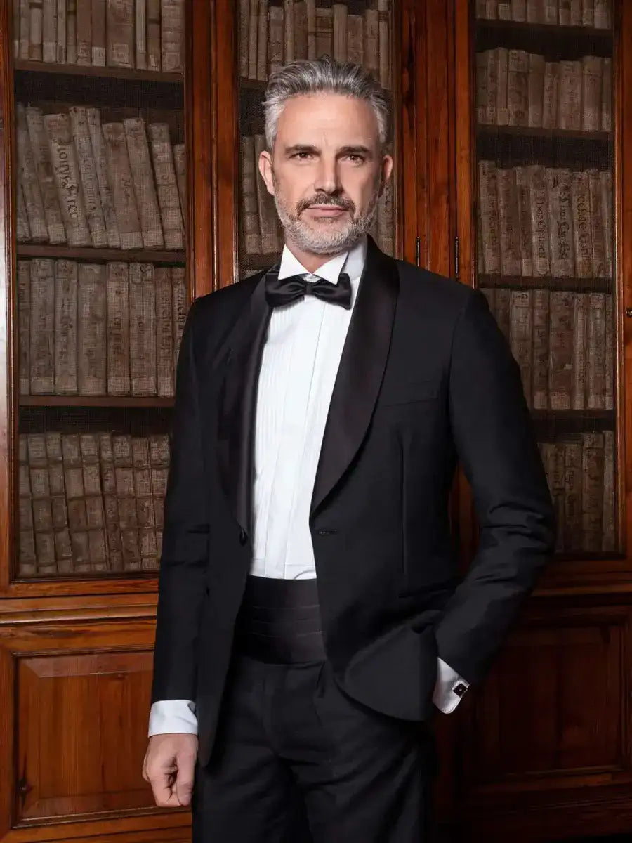 Gualtiero Black Tuxedo Suit