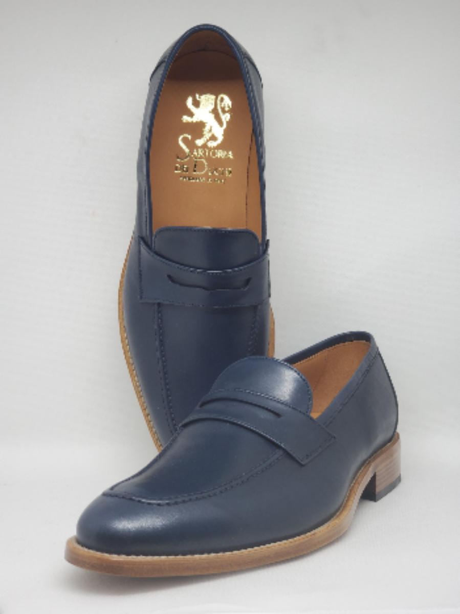 Classic Mocassino Shoe Blue - Main Image
