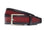 Handcrafted Antiqued Belt - Burgundy. Tumbled and dyed calf leather. A 120cm waist measurement corresponds to a size 60 pant. Total belt length (including buckle) is 135cm. 3.5cm metal buckle with a brushed finish. The belt is adjustable with a screw on the back and is very easy to cut.- Sartoria Dei Duchi - Atri