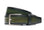 Handcrafted Antiqued Belt - Olive. Tumbled and dyed calf leather. A 120cm waist measurement corresponds to a size 60 pant. Total belt length (including buckle) is 135cm. 3.5cm metal buckle with a brushed finish. The belt is adjustable with a screw on the back and is very easy to cut.- Sartoria Dei Duchi - Atri