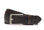 Handmade Braided Belt - Chocolate. Hand-woven and antiqued artisanal belt. Hand-woven leather. Artisan dyeing. A 120cm waist size corresponds to a size 60 pant. Total belt length (including buckle) is 135cm. 3.5cm metal buckle with a brushed finish. The belt is adjustable with a screw on the back and is very easy to cut.- Sartoria Dei Duchi - Atri