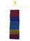 Color swatch with a gradient of red, blue, yellow, and purple on a white background, featuring the Sartoria Dei Duchi - Atri  logo.