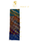 Textured fabric swatch with plaid pattern and measurement scale, featuring Sartoria Dei Duchi - Atri
 logo.