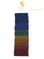 Patterned fabric swatch with measurement scale and Sartoria del Duchi logo on a white background