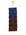 Fabric swatch with intricate paisley pattern in blue, red, and gold on a white background, featuring the Sartoria dei Duchi logo and text.