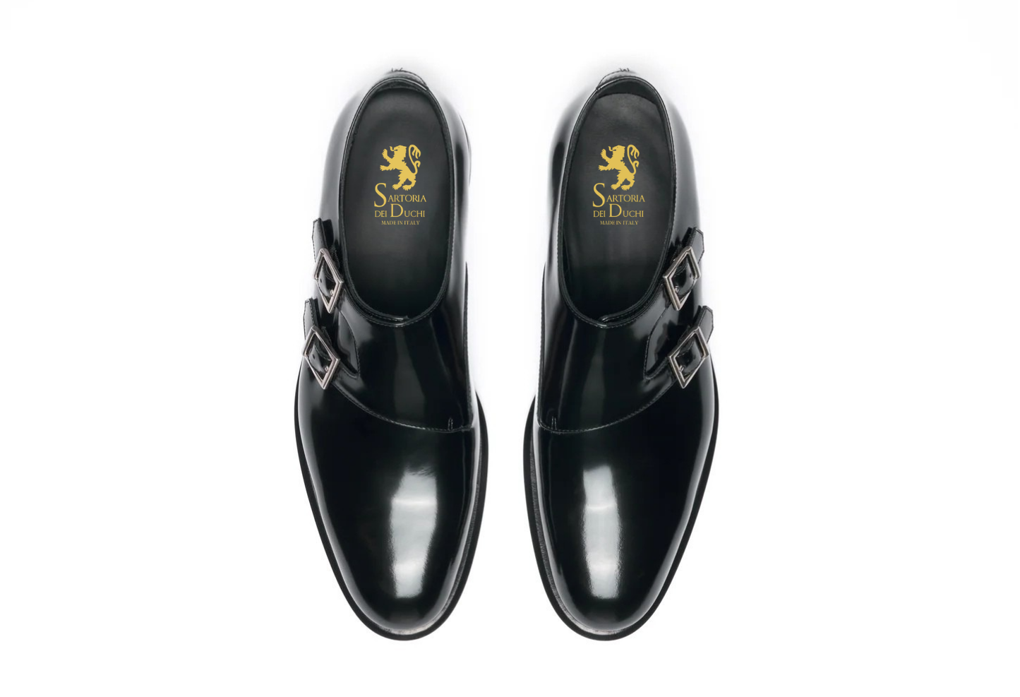 Leonardo - Black Abraded. Last: Venice - Comfortable fit. Smooth Calf. Smooth calfskin. Tuscan tanned. 9mm sole. 27mm heel height. Tuscan leather. Blake construction with bottom stitching.- Sartoria Dei Duchi - Atri