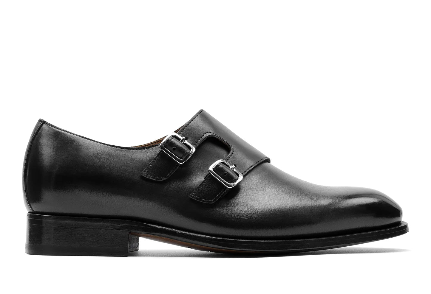 Leonardo - Charcoal Antiqued. Comfortable fit. Smooth calfskin. Tuscan tanned. 9mm sole. 27mm heel height. Tuscan leather. Blake construction with bottom stitching.- Sartoria Dei Duchi - Atri