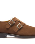 Leonardo - Cinnamon Suede. Comfortable fit. Suede Calf. Water-repellent suede calfskin. Tuscan tanned. 9mm sole. 27mm heel height. Tuscan leather. Blake construction with bottom stitching.- Sartoria Dei Duchi - Atri