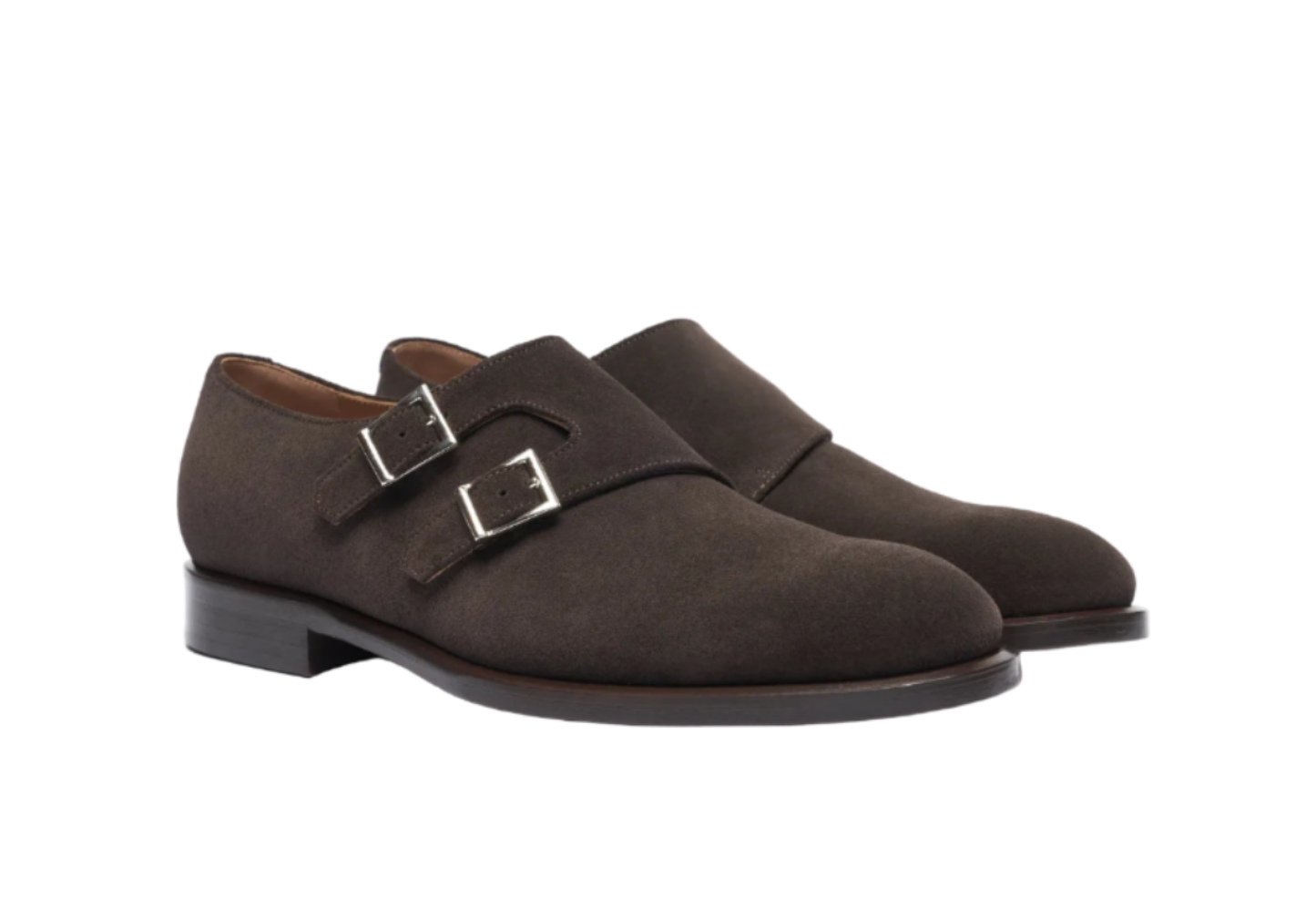 Leonardo - Coffee Suede. Comfortable fit. Suede Calf. Water-repellent suede calfskin. Tuscan tanned. 9mm sole. 27mm heel height. Tuscan leather. Blake construction with bottom stitching.- Sartoria Dei Duchi - Atri