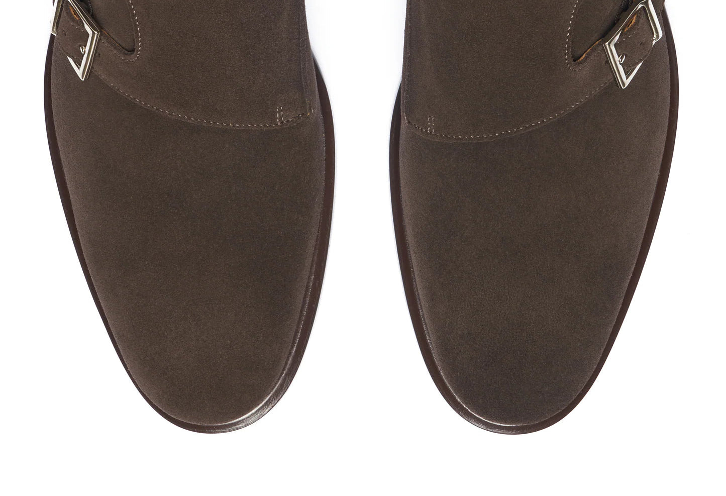 Leonardo - Coffee Suede. Comfortable fit. Suede Calf. Water-repellent suede calfskin. Tuscan tanned. 9mm sole. 27mm heel height. Tuscan leather. Blake construction with bottom stitching.- Sartoria Dei Duchi - Atri