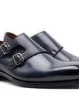 Leonardo - Ocean Antiqued. Last: Venice. Comfortable fit. Smooth calfskin. Tuscan tanned. 9mm sole. 27mm heel height. Tuscan leather. Blake construction with bottom stitching.- Sartoria Dei Duchi - Atri