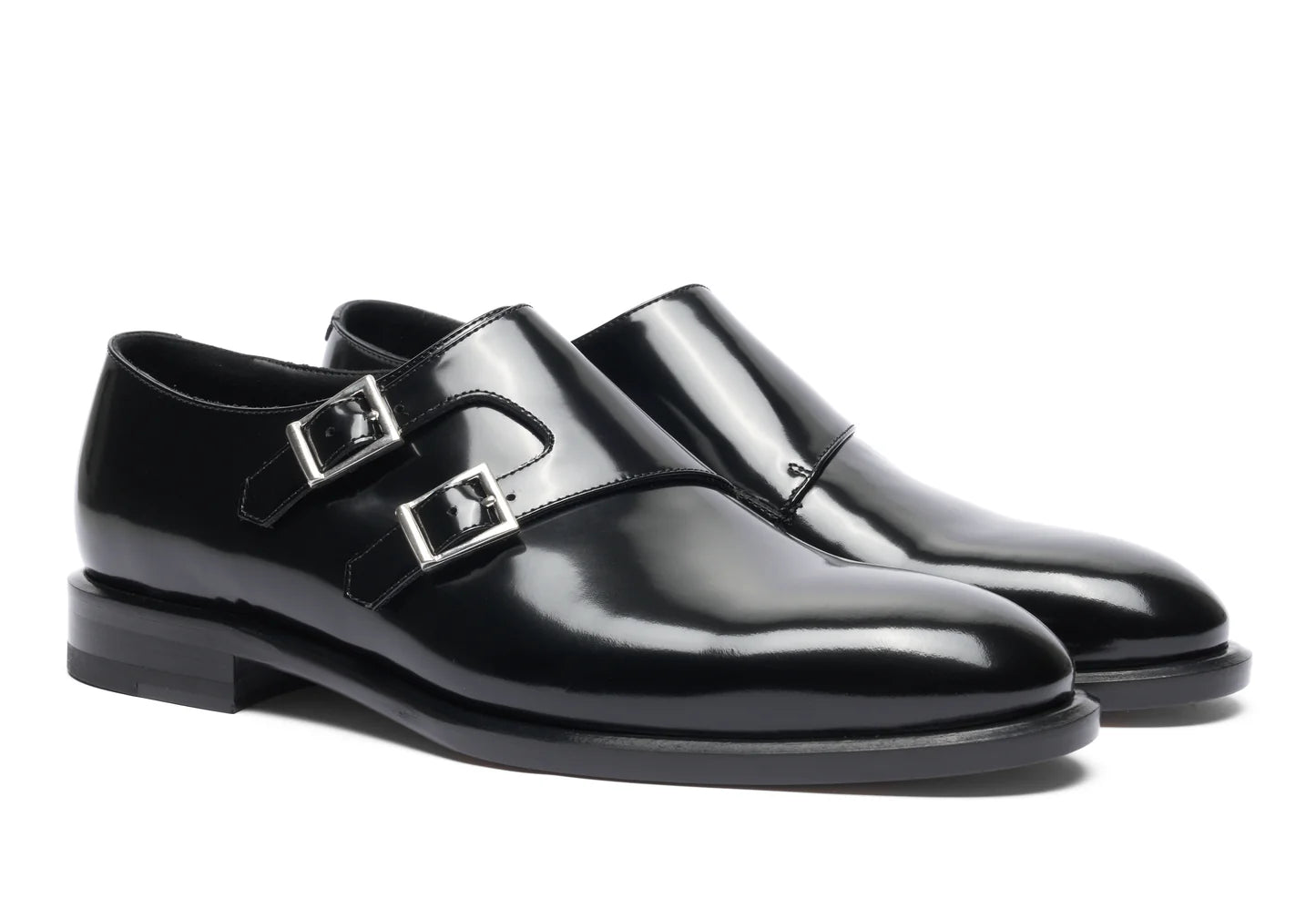 Leonardo - Black Abraded. Last: Venice - Comfortable fit. Smooth Calf. Smooth calfskin. Tuscan tanned. 9mm sole. 27mm heel height. Tuscan leather. Blake construction with bottom stitching.- Sartoria Dei Duchi - Atri