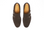 Leonardo - Coffee Suede. Comfortable fit. Suede Calf. Water-repellent suede calfskin. Tuscan tanned. 9mm sole. 27mm heel height. Tuscan leather. Blake construction with bottom stitching.- Sartoria Dei Duchi - Atri