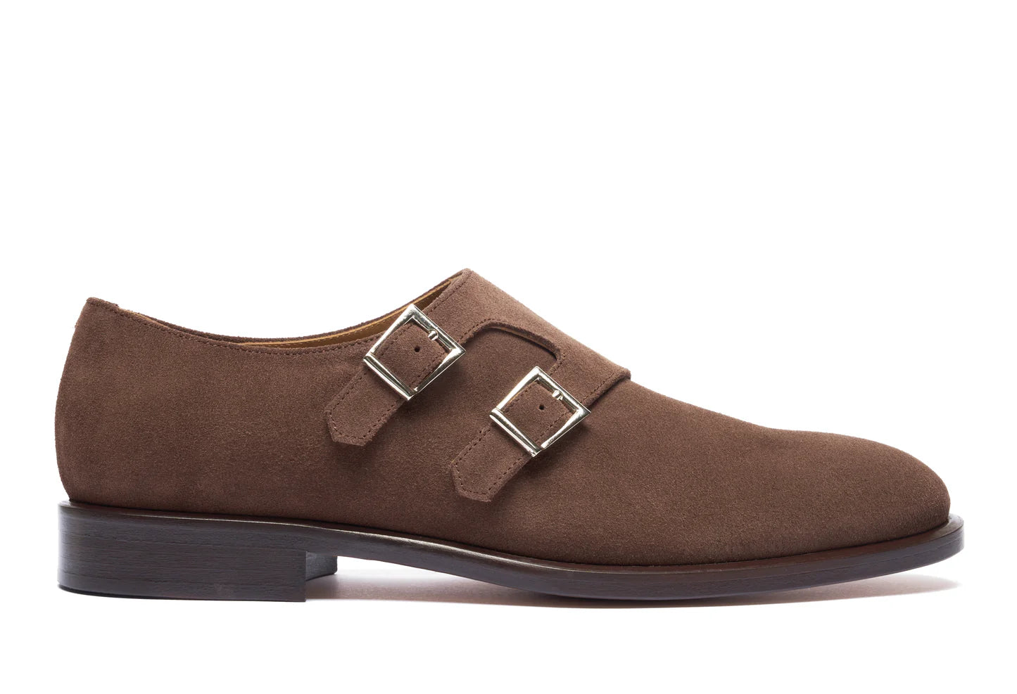 Leonardo - Walnut Suede. Comfortable fit. Suede Calf. Water-repellent suede calfskin. Tuscan tanned. 9mm sole. 27mm heel height. Tuscan leather. Blake construction with bottom stitching.- Sartoria Dei Duchi - Atri