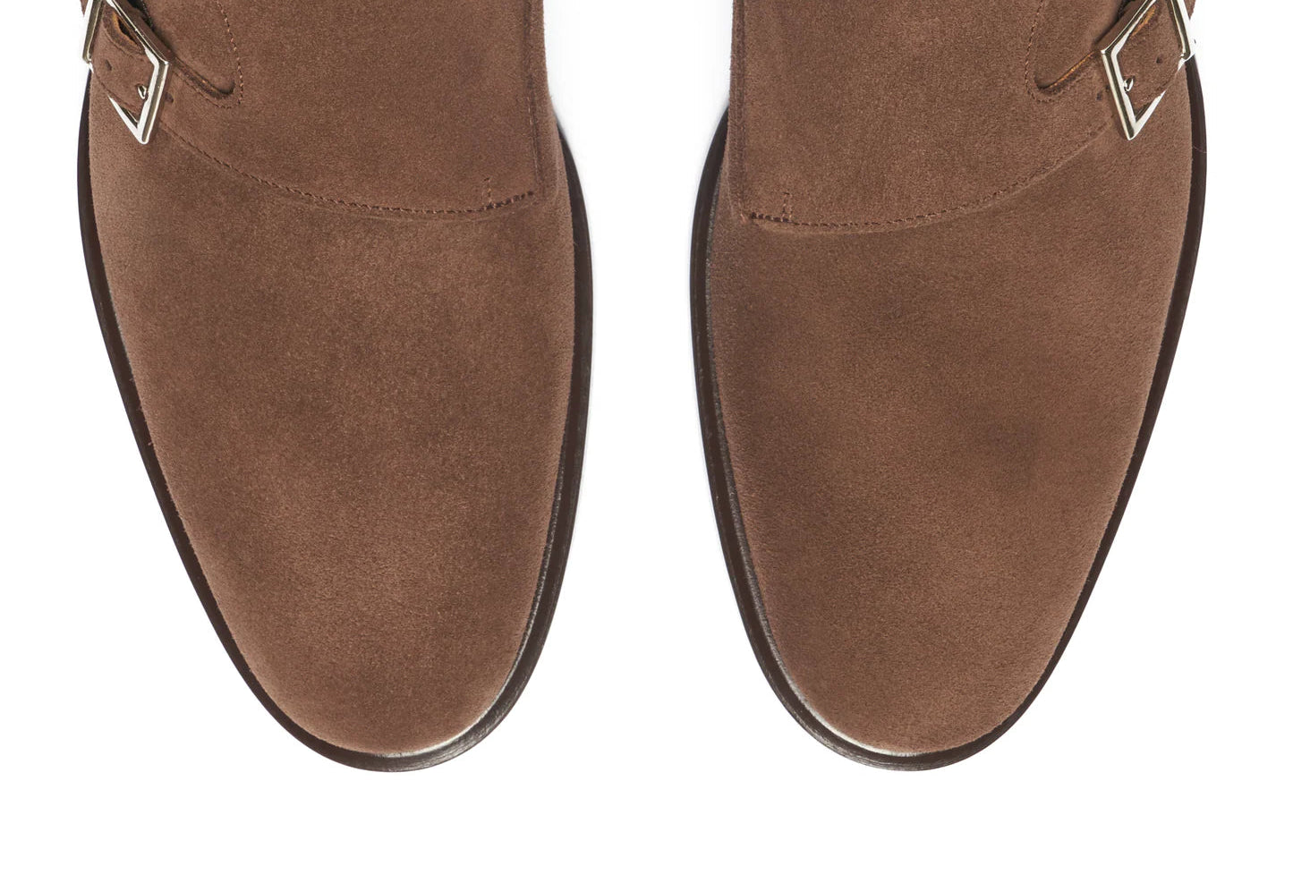 Leonardo - Walnut Suede. Comfortable fit. Suede Calf. Water-repellent suede calfskin. Tuscan tanned. 9mm sole. 27mm heel height. Tuscan leather. Blake construction with bottom stitching.- Sartoria Dei Duchi - Atri