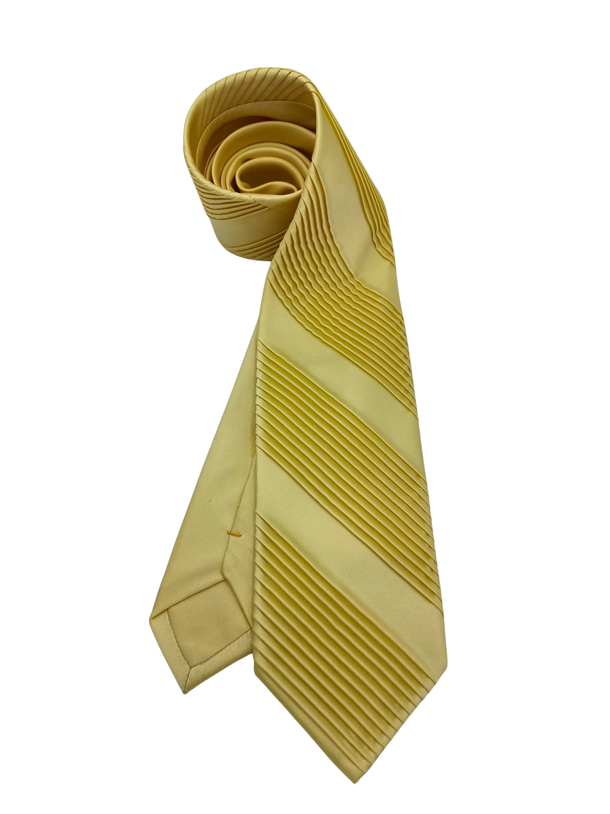 Yellow Pattern Tie Pale Yellow Embossed Tie – Sartoria Dei Duchi - Atri