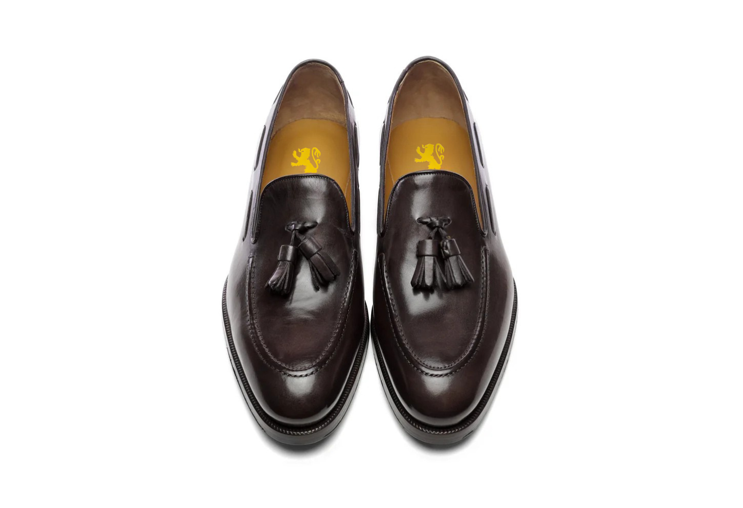 Umberto - Chocolate Antiqued. Pointed toe. Crust Calf. White full/grain calfskin. Tuscan tanned. Hand-dyed and antiqued leather. 9mm sole. 27mm heel height. Tuscan leather. Blake construction with bottom stitching. - Sartoria Dei Duchi - Atri