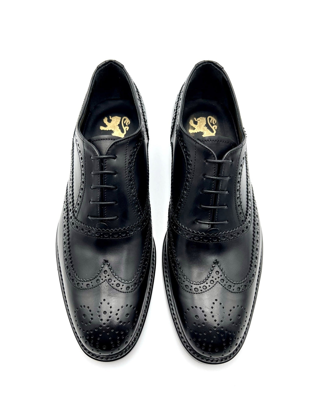 Black Wingtip Oxford Shoes – Sartoria Dei Duchi Atri