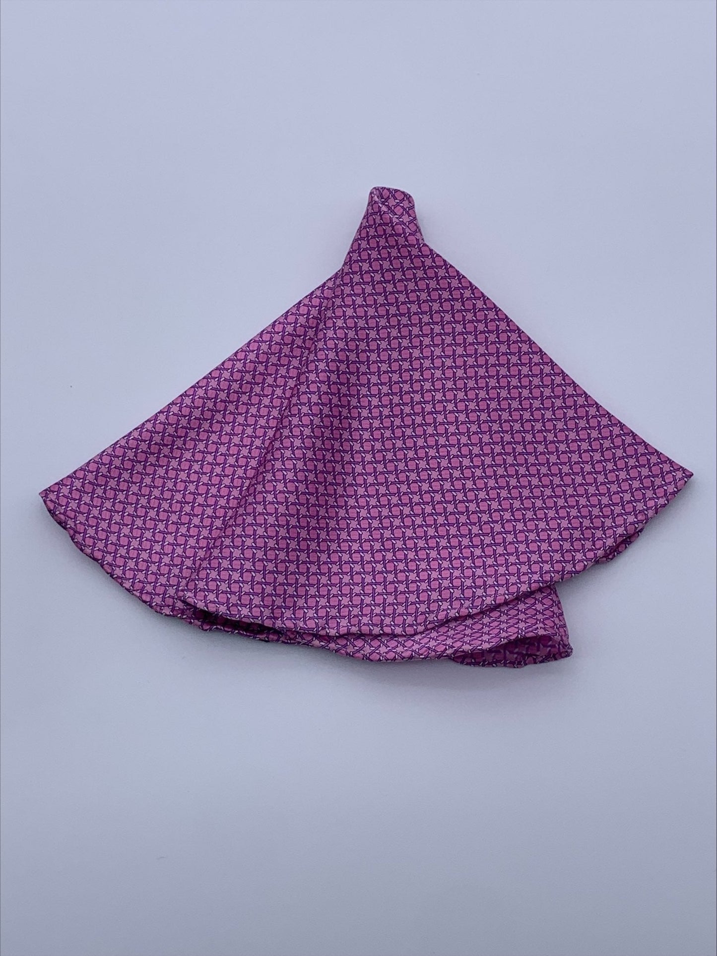 Pink Fantasy Pocket  Square. 100% pure Italian silk pocket square. Hand-finished edges.| Sartoria Dei Duchi - Atri