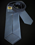 Light Blue Pure silk Celano Tie | Sartoria Dei Duchi - Atri