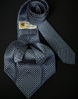 Light Blue Pure silk Celano Tie | Sartoria Dei Duchi - Atri