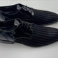 Elegant derby in glossy patent leather, printed upper,lightweight leather sole, unique, refined and elegant, ideal for a ceremony | Sartoria Dei Duchi - Atri