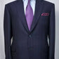 Pure finest Wool and Cashmere suit, with herringbone pattern,  suitable for A/W, fabric by Loro Piana textile.Single-breasted  two-button jacket, with classic lapel.Two slits on the back.The  slim fit trousers have no pleats and no flap on the bottom. Buttonholes, pockets, garments and all finishes are handmade  by Italian tailors.This Italian tailored suit is snug, yet extremely comfortable.  Perfect to look impeccable and professional in your business  occasions.|Sartoria Dei Duchi - Atri