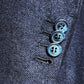 Pure finest Wool and Cashmere suit, with herringbone pattern,  suitable for A/W, fabric by Loro Piana textile.Single-breasted  two-button jacket, with classic lapel.Two slits on the back.The  slim fit trousers have no pleats and no flap on the bottom. Buttonholes, pockets, garments and all finishes are handmade  by Italian tailors.This Italian tailored suit is snug, yet extremely comfortable.  Perfect to look impeccable and professional in your business  occasions.|Sartoria Dei Duchi - Atri