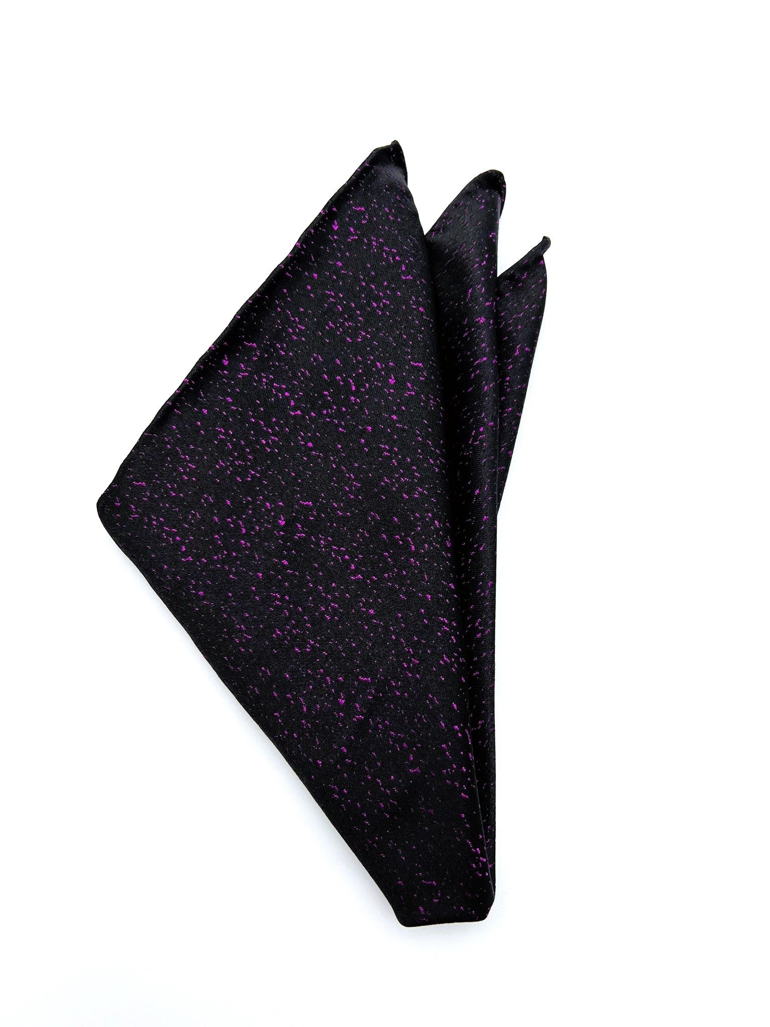Navy Blue Pink Asymmetric Silk Pocket Square. Handmade in Italy. Pocket Square in 100% pure Italian silk,  hand-finished edges. A must-have accessory for every  man's wardrobe that can suit either  a classic or sophisticated look.| Sartoria Dei Duchi - Atri