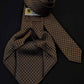 Pure silk seven fold tie, unlined. Handmade by our Italian tailors. This tie is perfect for a business occasion. 100% Pure silk. Our ties standard width is 8 cm (3.15 inch), standart length is 150 cm (59 inch) )|Sartoria Dei Duchi – Atri