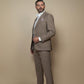 Single-breasted jacket with two buttons,classic peak  lapel,two side patch pockets,classic breast pocket, with SUMMERTIME fabric by Loro Piana textile,a light  and fresh fabric composed of wool, silk and linen,  perfect everyday summer occasion.Buttonholes,pockets, garments and all finishes are handmade by Italian tailors. This Italian tailored suit is extremely comfortable,and perfect for business occasions.Color: sand/taupeComposition: 71% wool, 15% silk, 14% linen.| Sartoria Dei Duchi-Atri